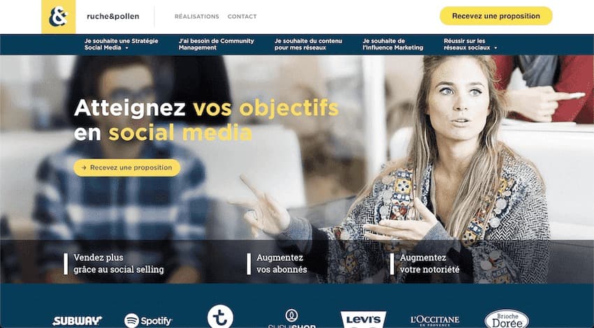 ruche et pollen agence de croissance insta
