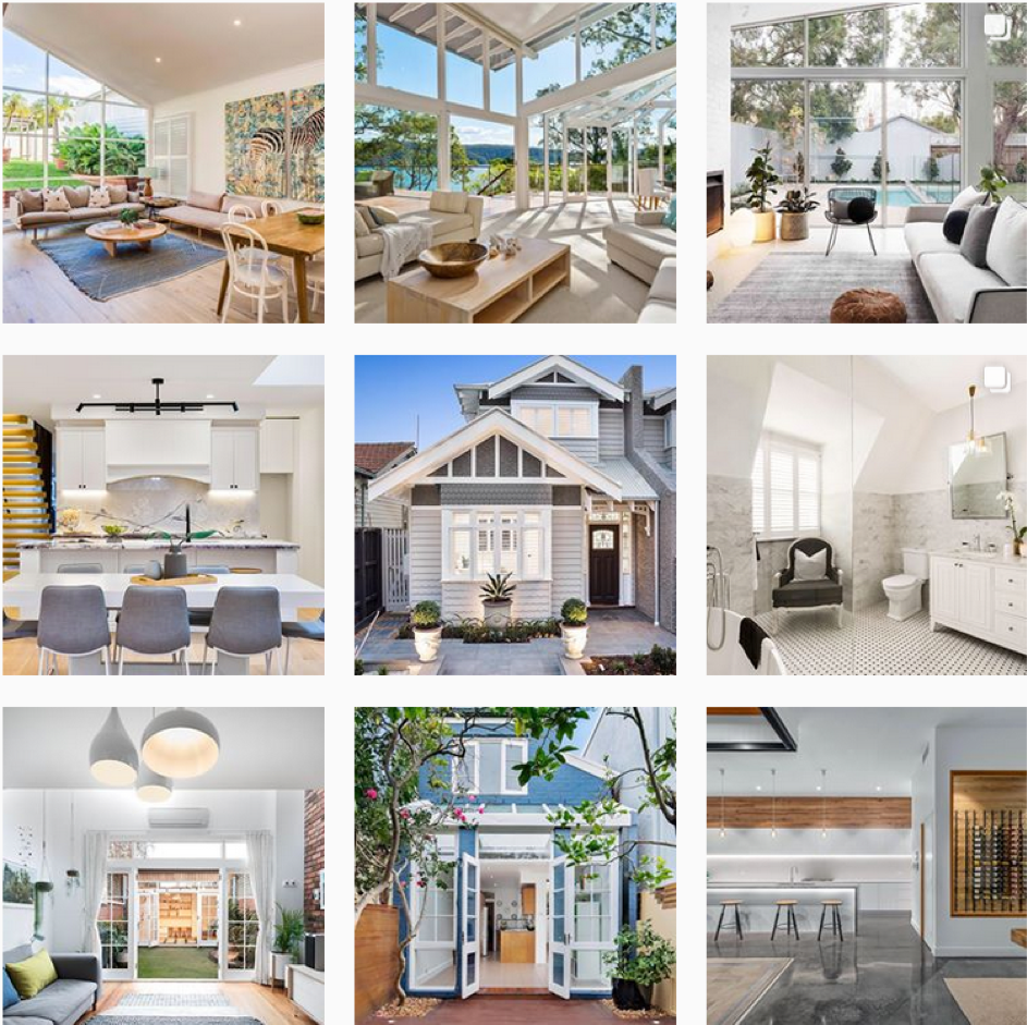 feed instagram immobilier