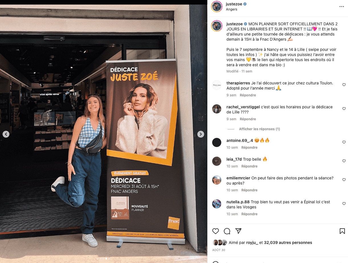 promotion croisee instagram