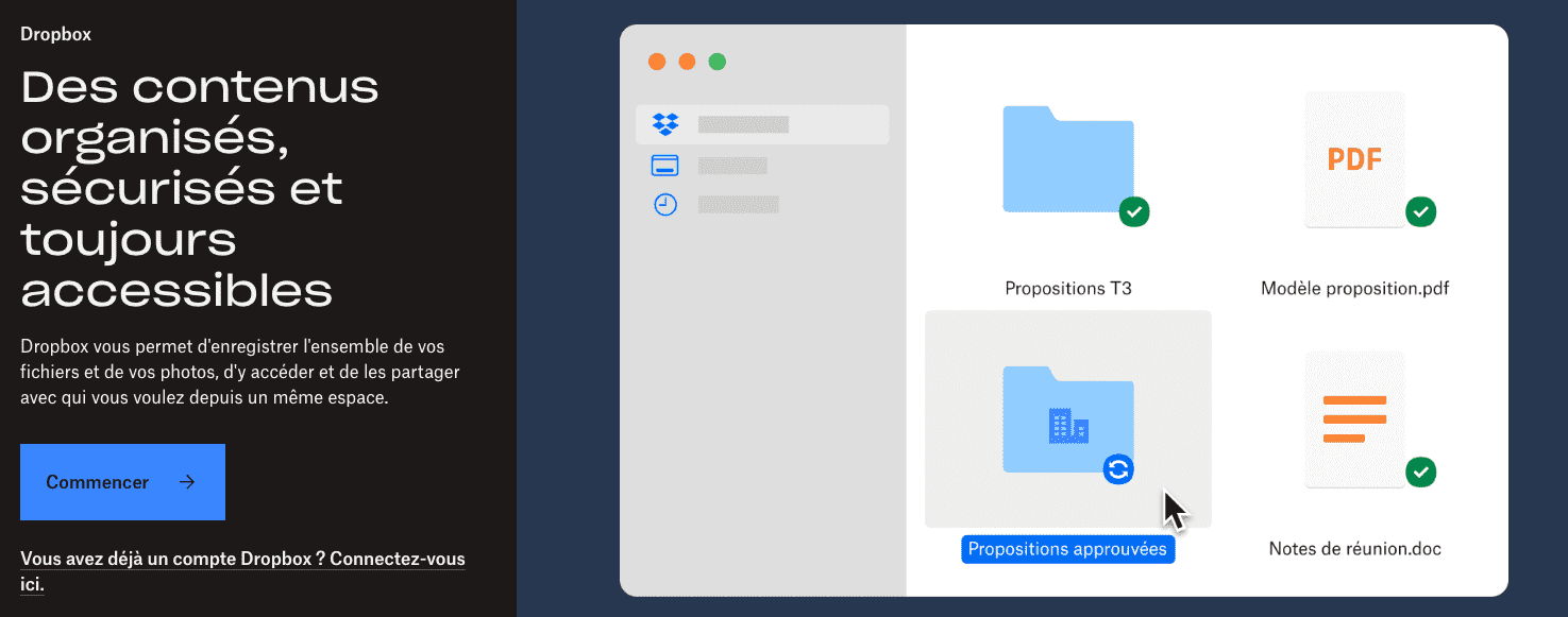 comment mettre story insta sur ordi dropbox