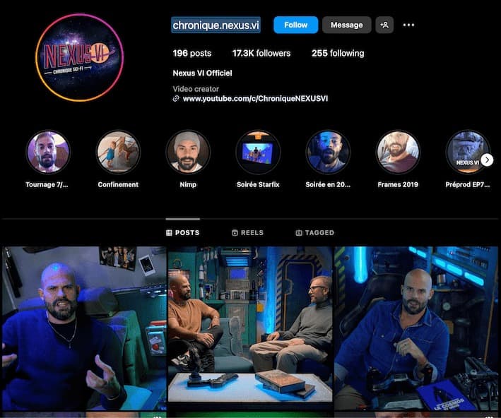 compte instagram qui parlent de cinema