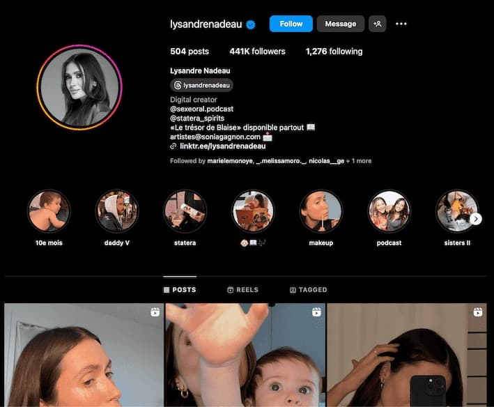 influenceuse québécoise top 1