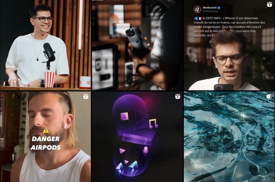 influecneur instagram spécialisé en tech et fan d'apple