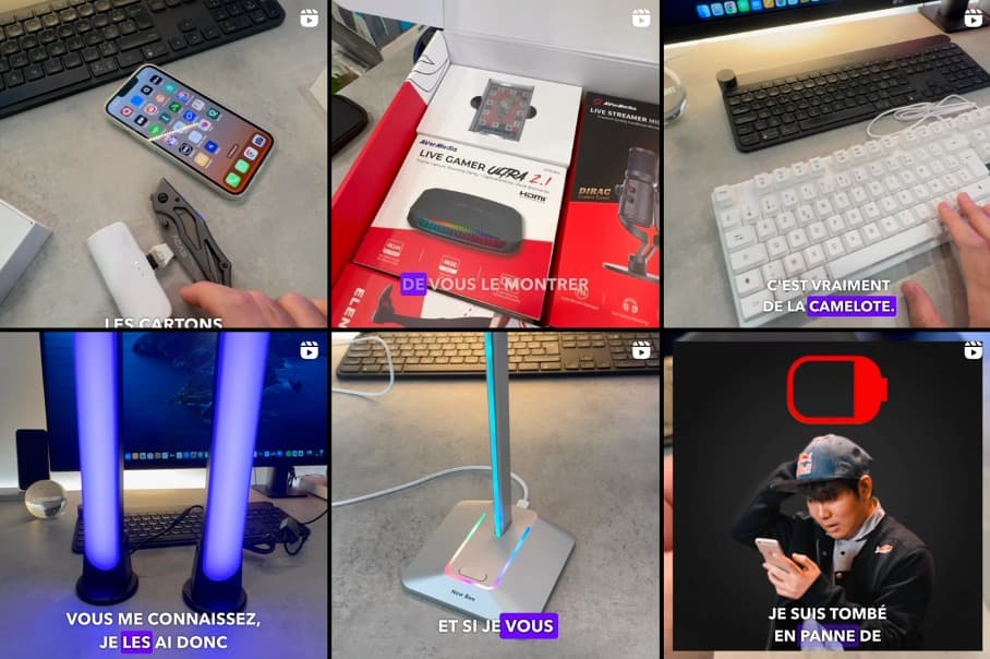 COmpte instagram expert gaming et nouvelle technologie