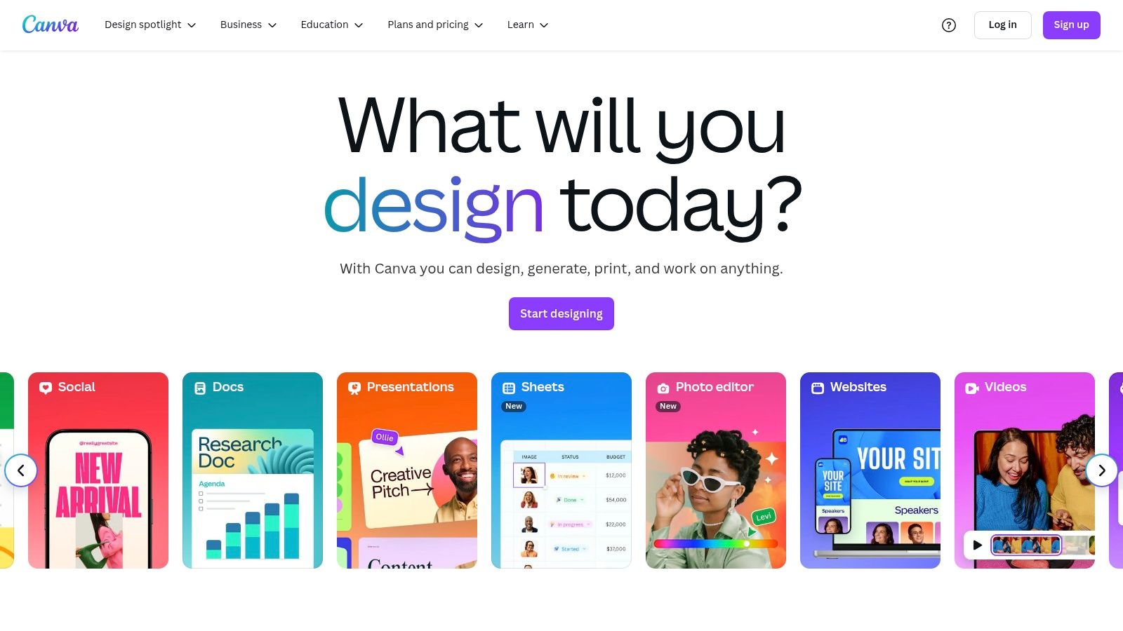Canva Instagram Content Calendar Template