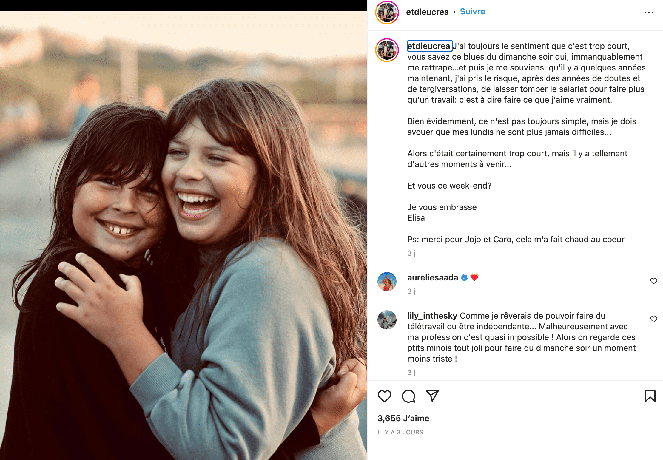legende instagram engageante