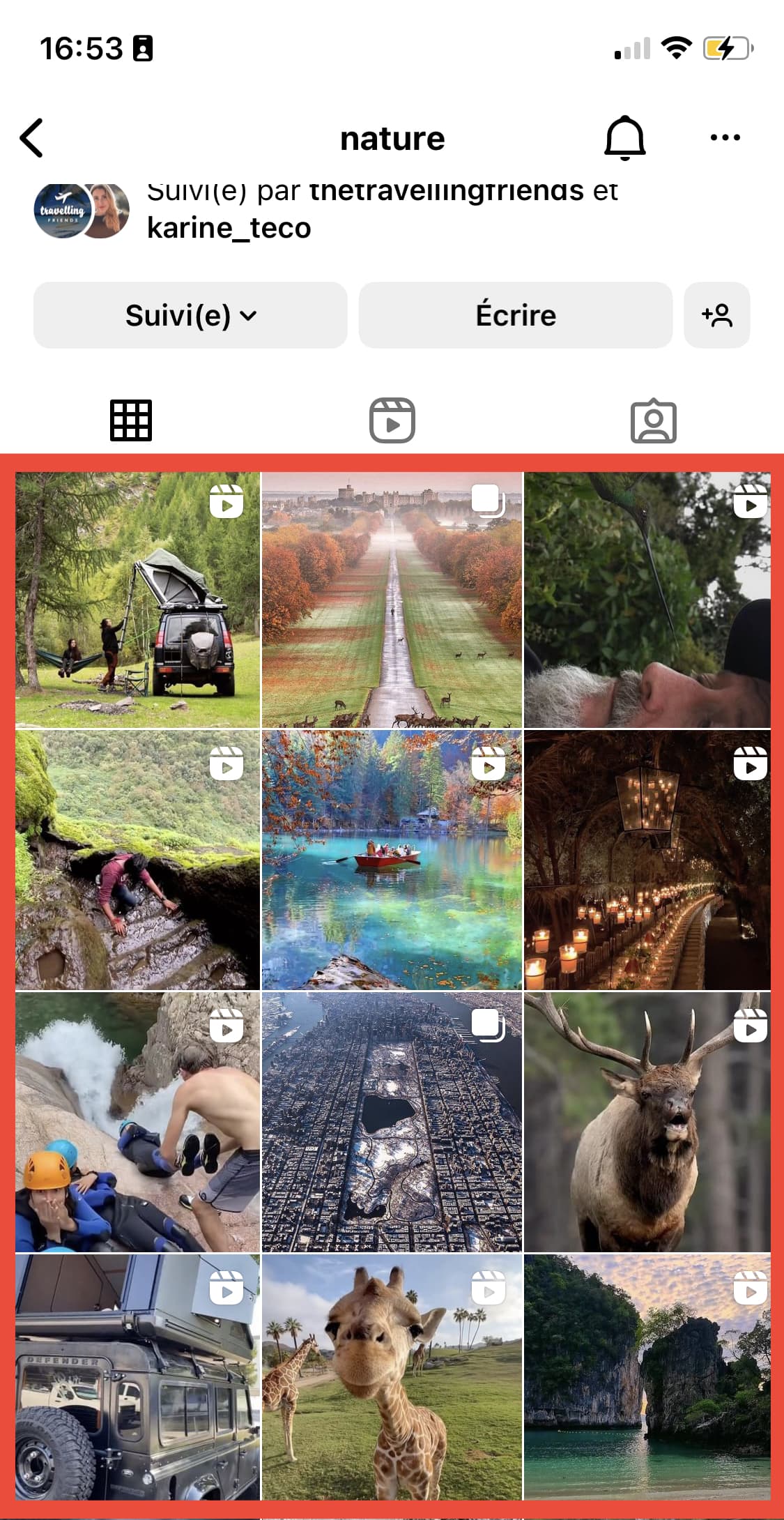 feed instagram lexique