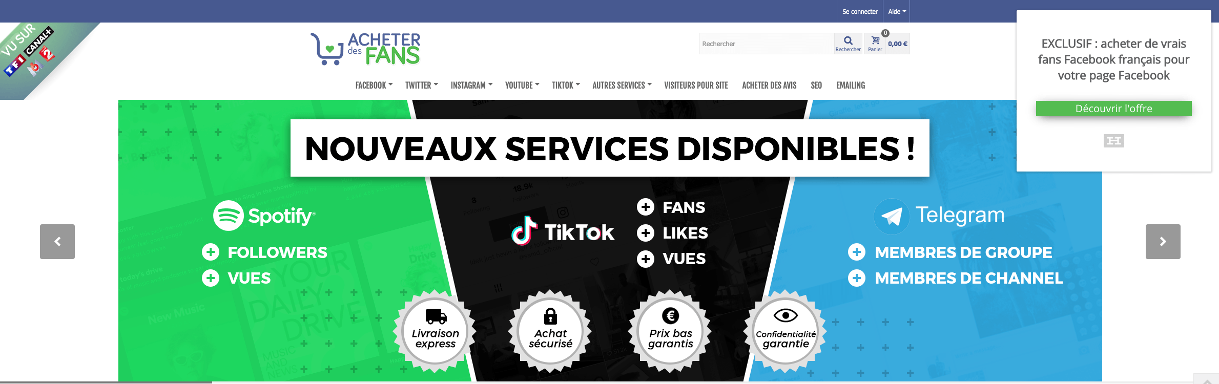 Acheter Des Fans website