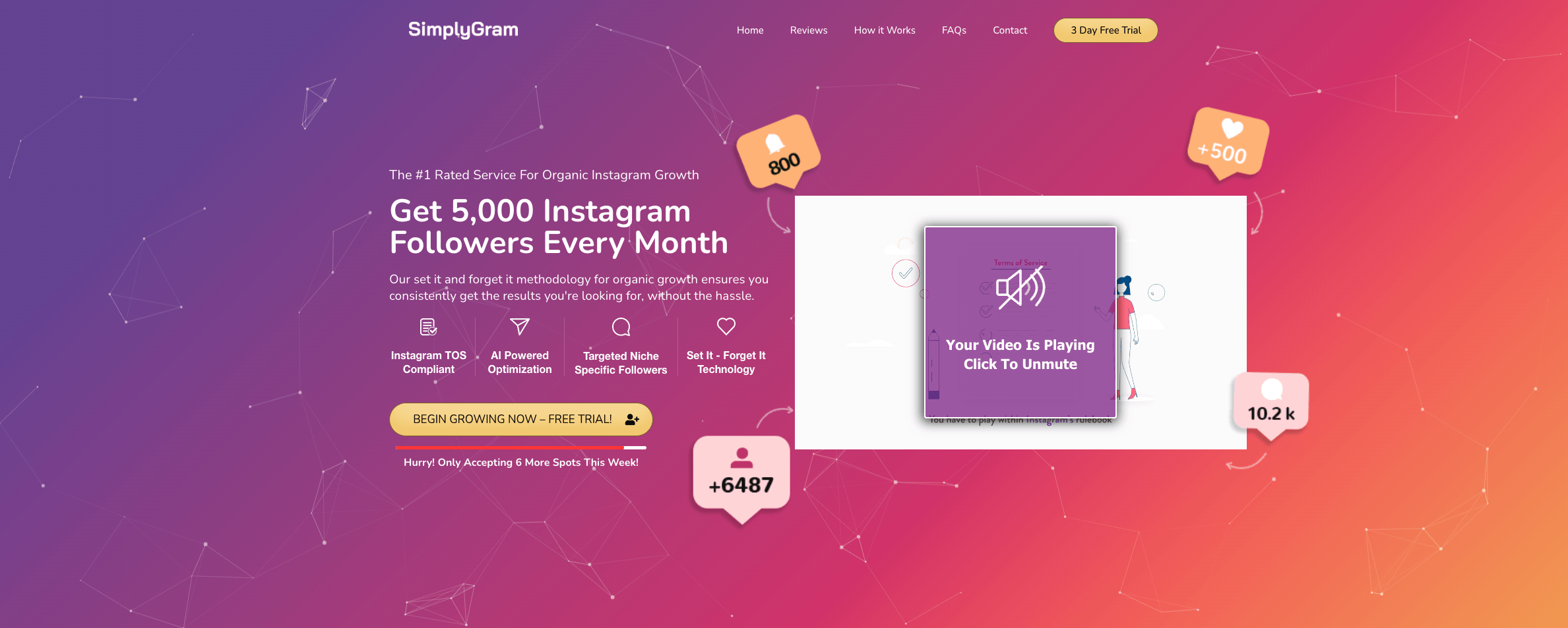 simply gram website