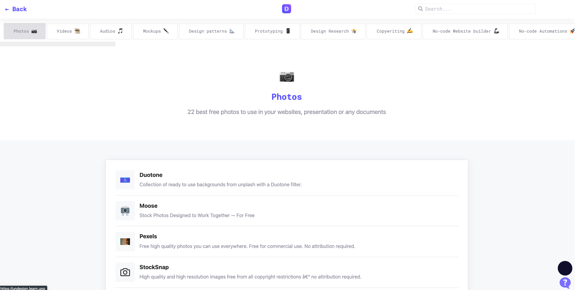 undesign learn