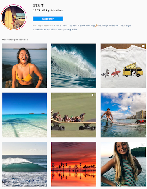 hashtags surf instagram