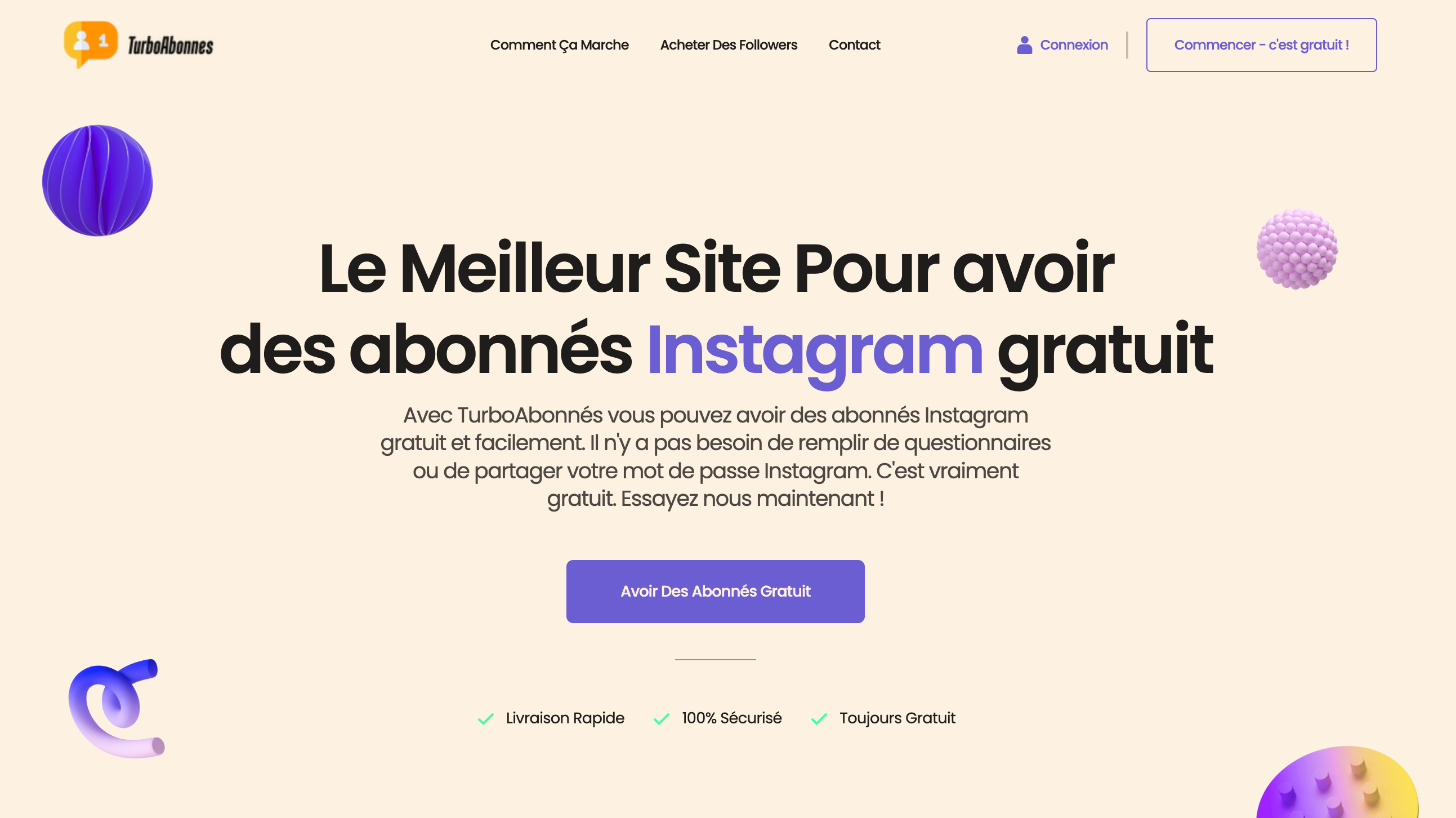 application turbo abonnés pour Instagram